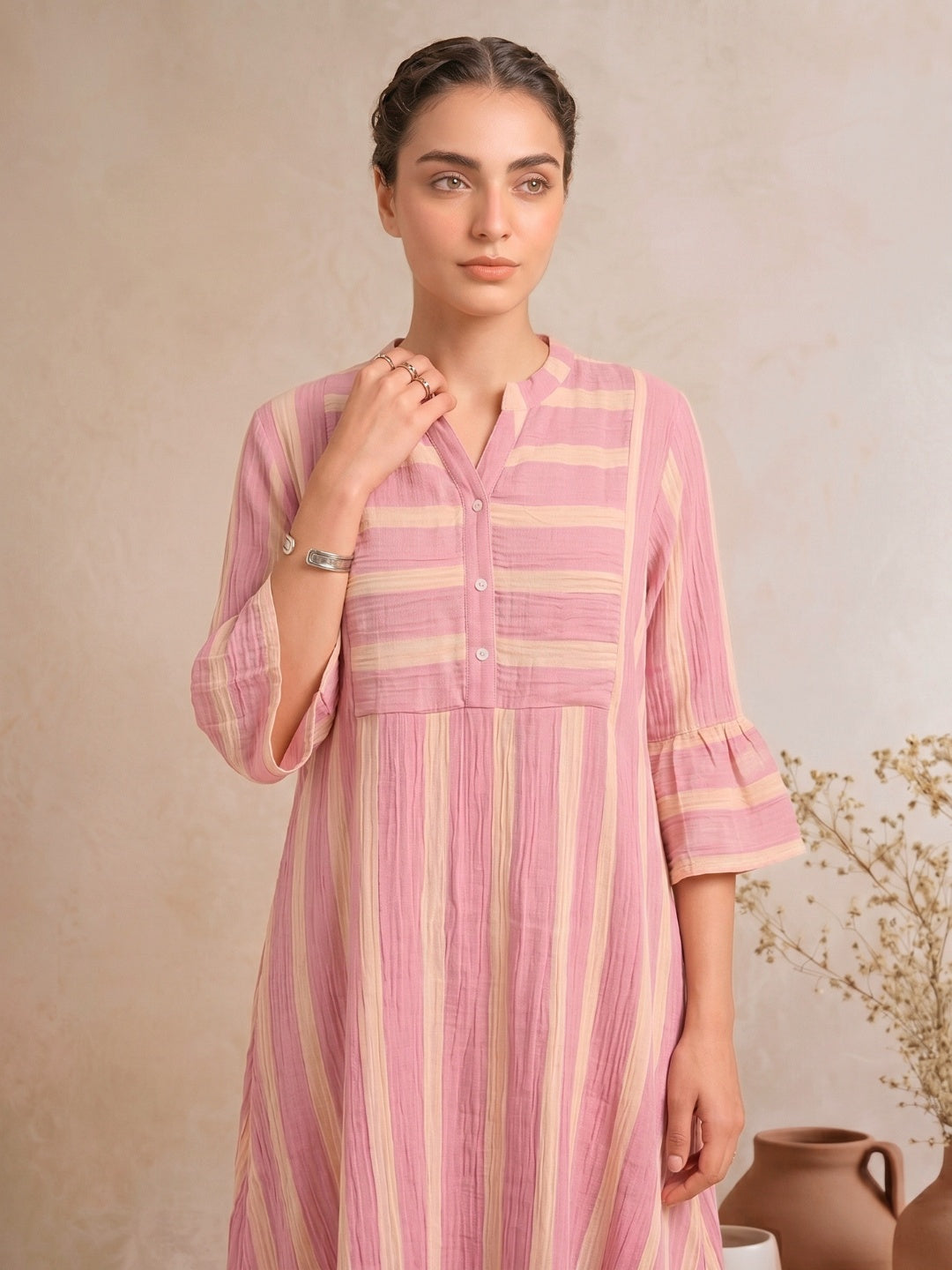 Rosy Breeze Dress