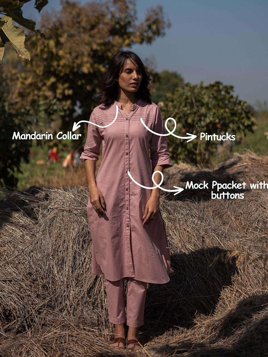 Summer Rose Kurta Set