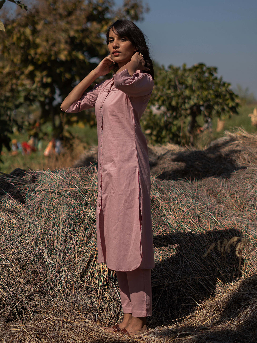 Summer Rose Kurta Set