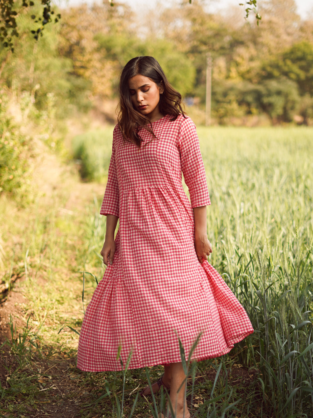 Berry Field Dress