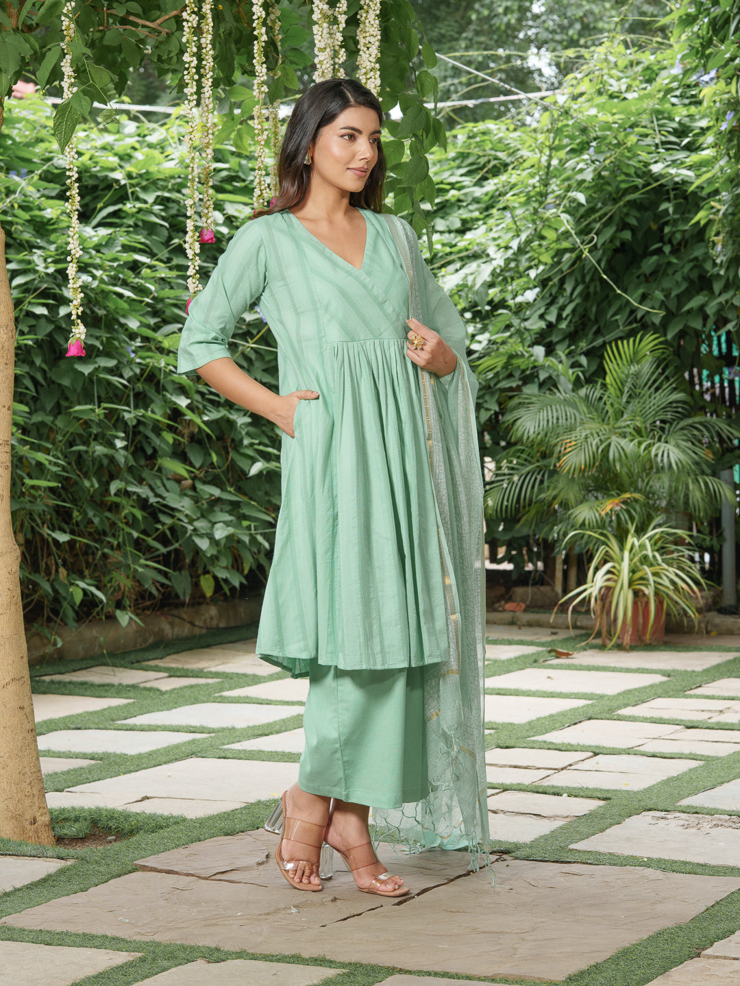 Neer Kurta Set with Dupatta