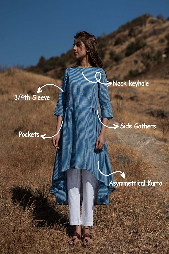 Blue Moon Kurta (Only Kurta)