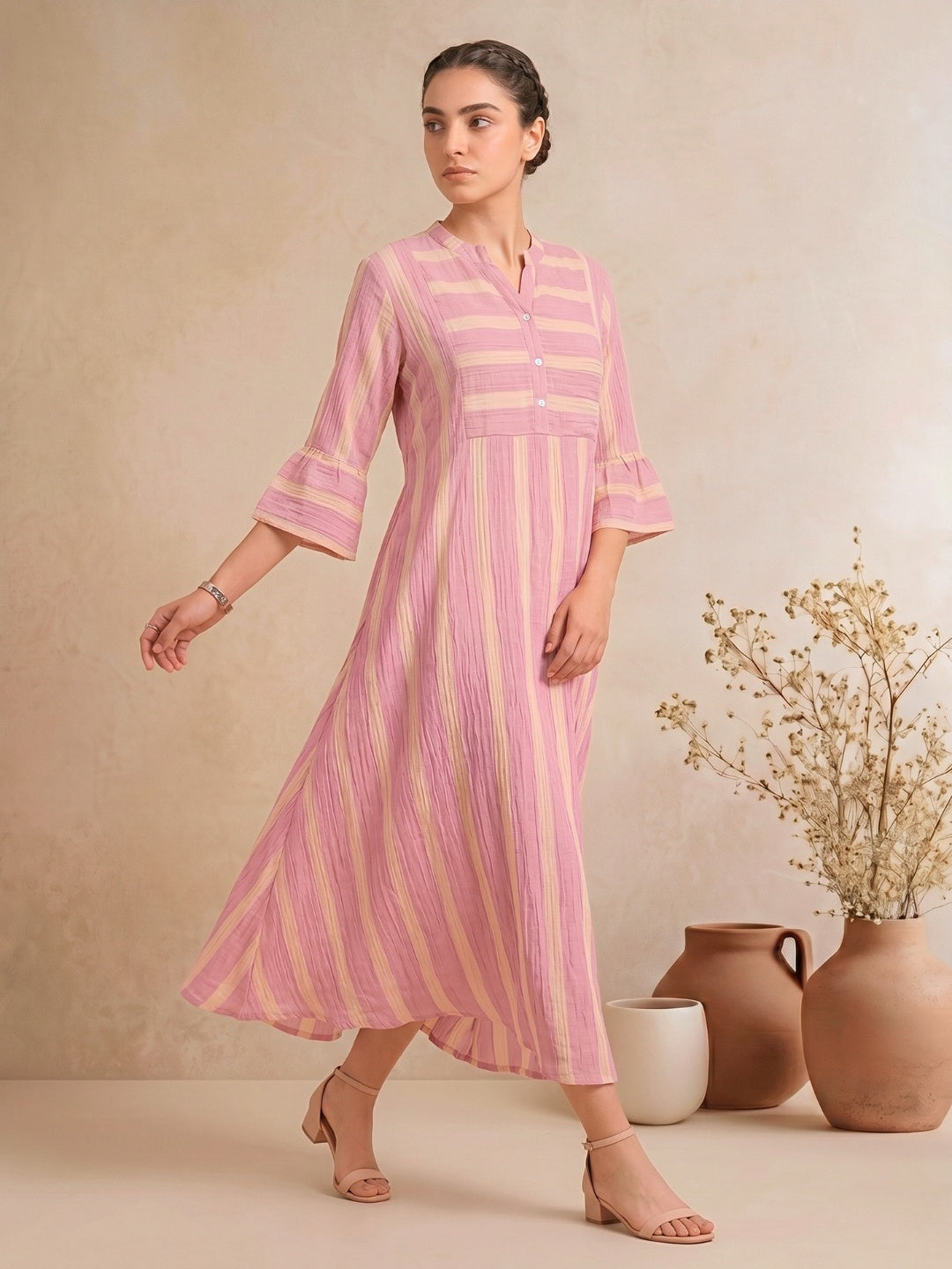 Rosy Breeze Dress