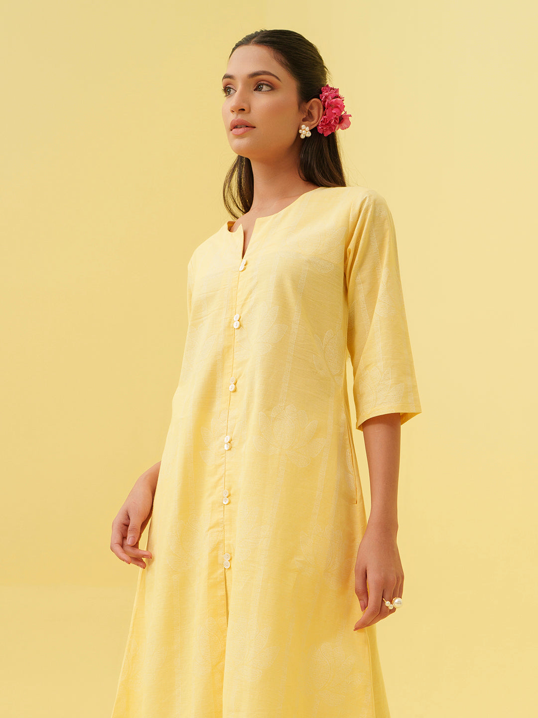 Lemon Blossom Kurta Set