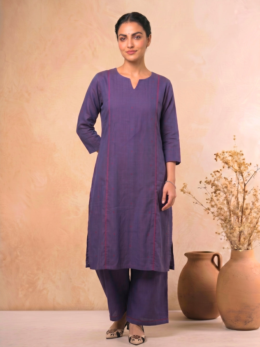 Berry Blossom Kurta Set