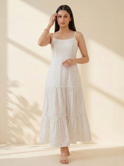 White Petal Dress
