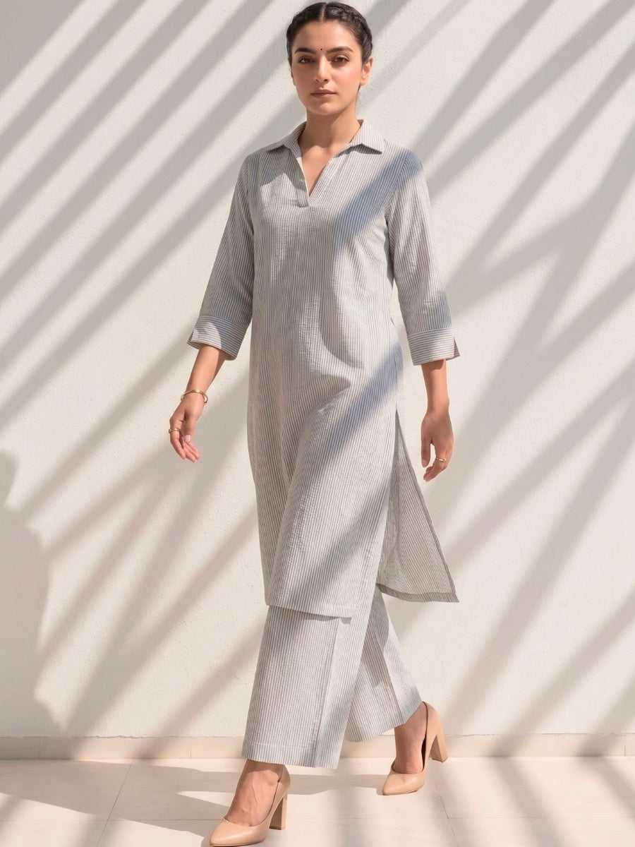 Airy Bloom Kurta Set