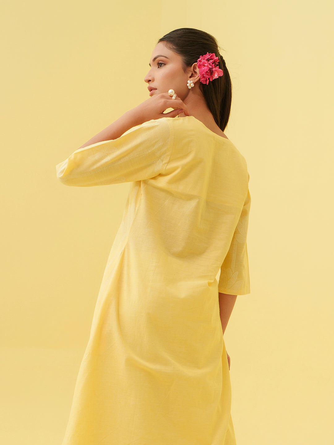 Lemon Blossom Kurta Set