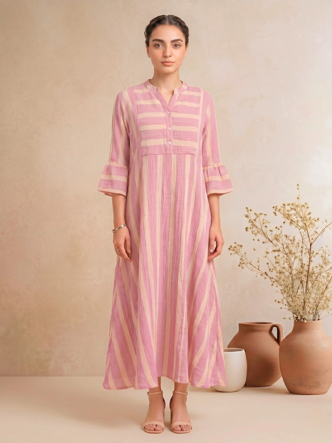 Rosy Breeze Dress