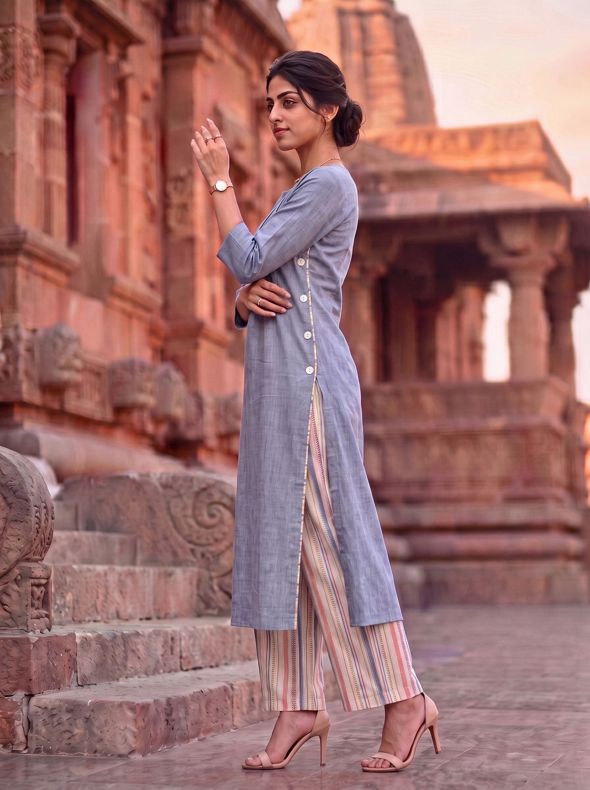 Satrangi Kurta Set