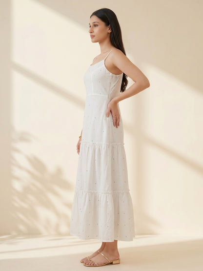 White Petal Dress