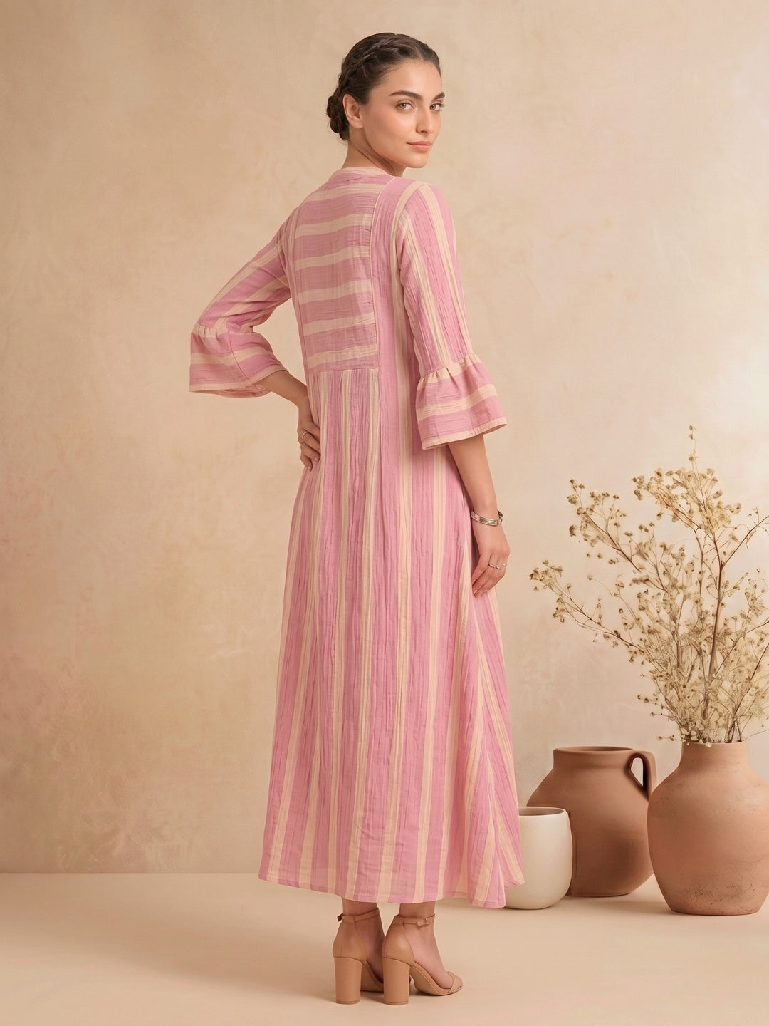 Rosy Breeze Dress