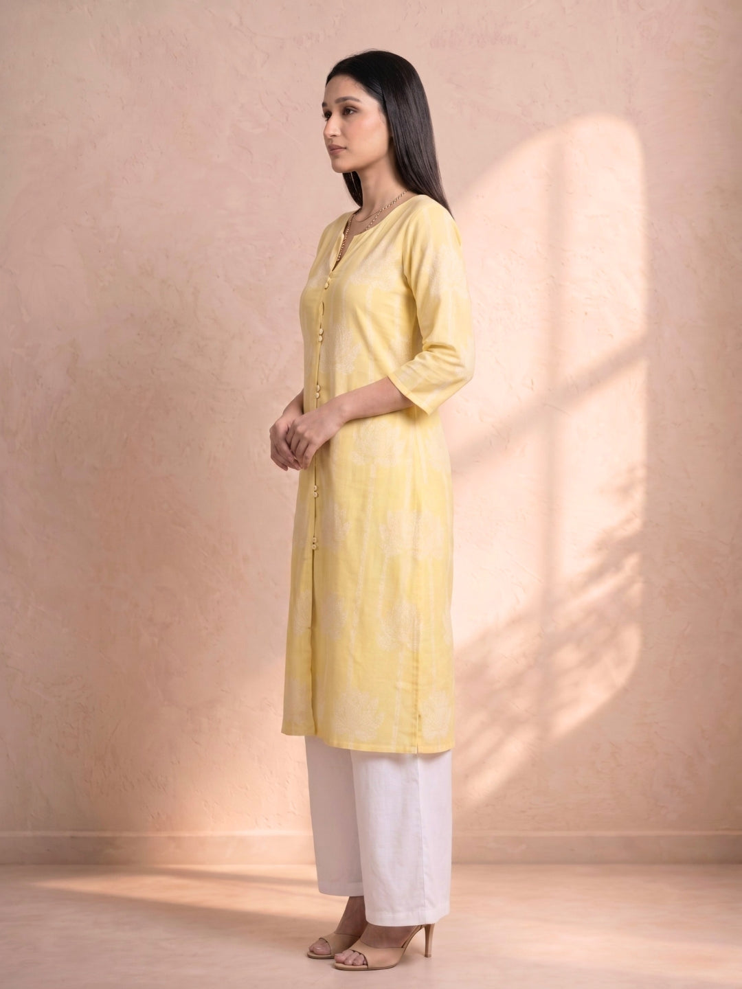Sunlit Glow Kurta (Only Kurta)