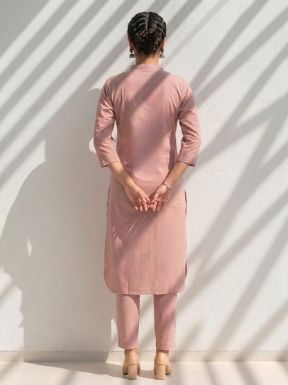 Dusky Bloom Kurta Set