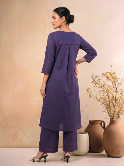 Berry Blossom Kurta Set