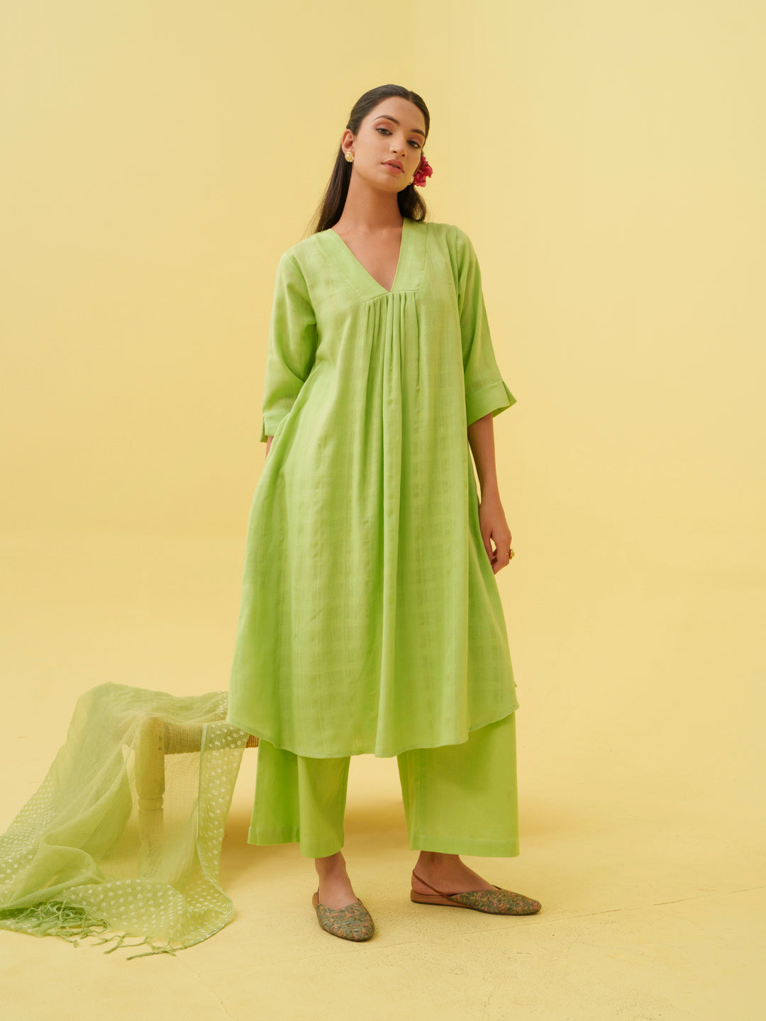 Moonlit Mint Kurta Set