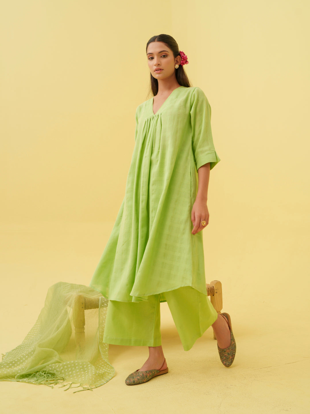 Moonlit Mint Kurta Set