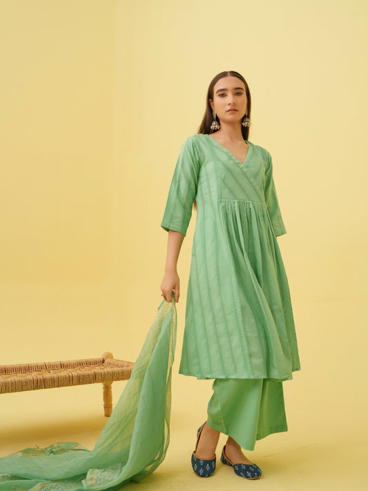 Seafoam Breeze Kurta Set