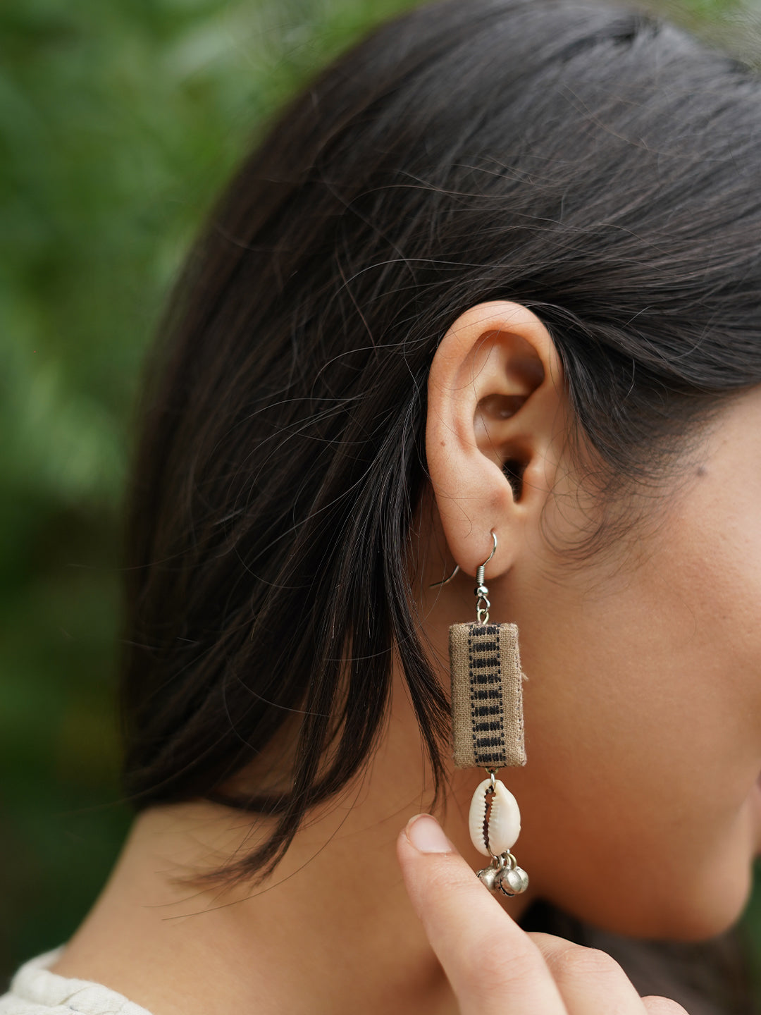 Brown Black Earrings
