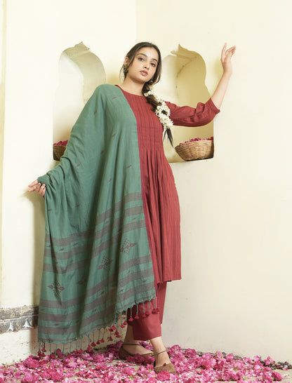 Gulnar Kurta Set with Dupatta