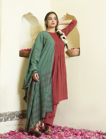 Gulnar Kurta Set with Dupatta