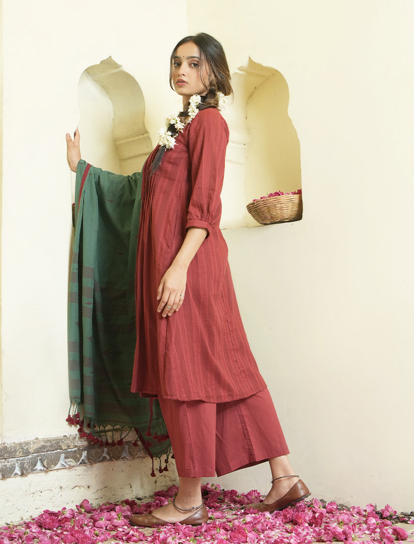 Gulnar Kurta Set with Dupatta