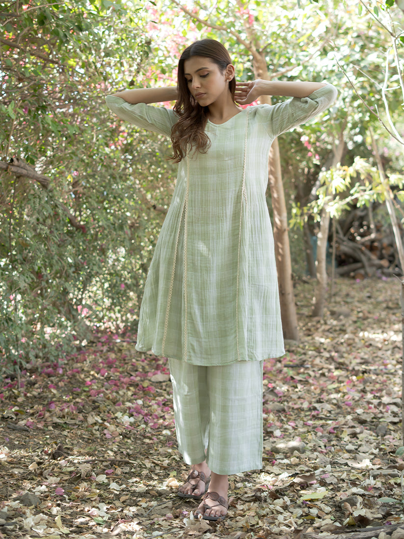 Paradise Green Kurta Set