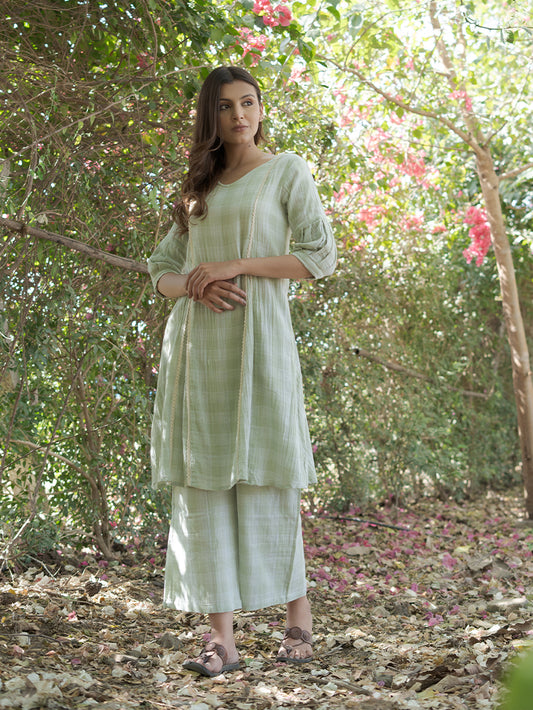 Paradise Green Kurta Set