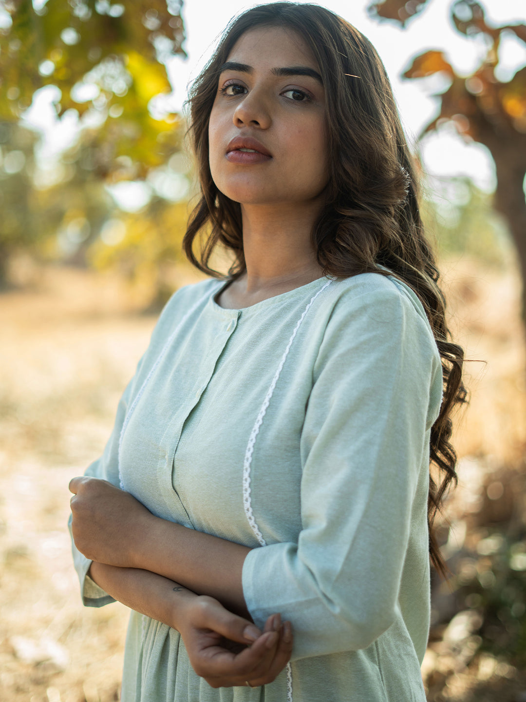 Hint Of Mint Kurta Set