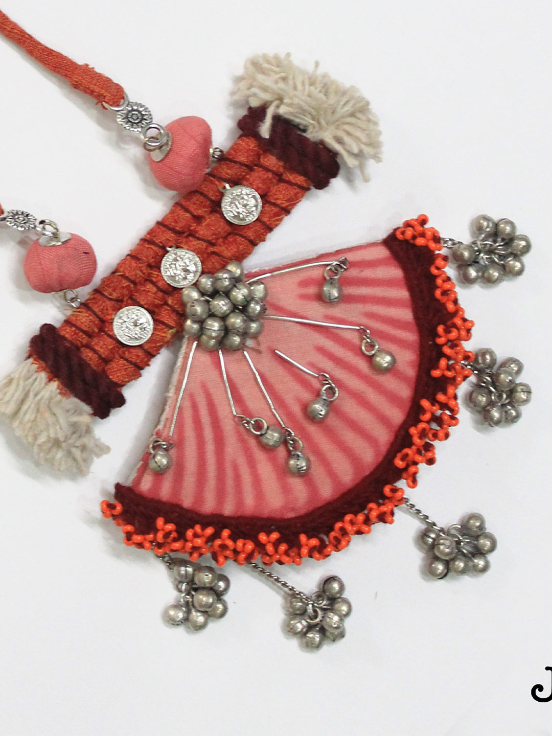 Floral Fabric Pendant