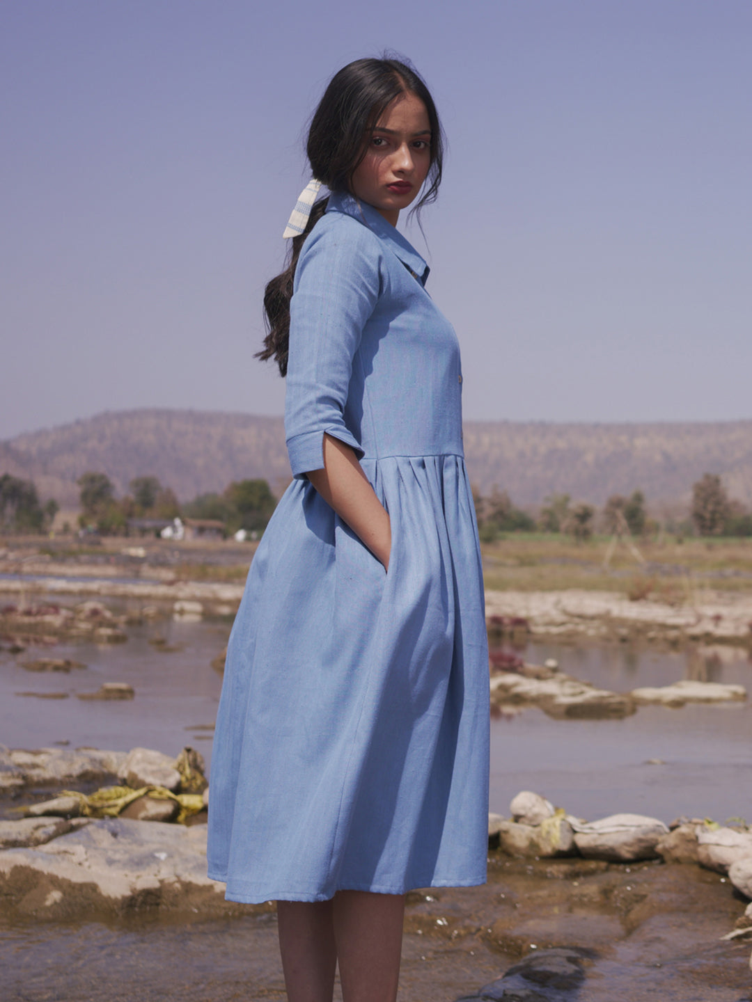 Lakeside Dress With Overgarment