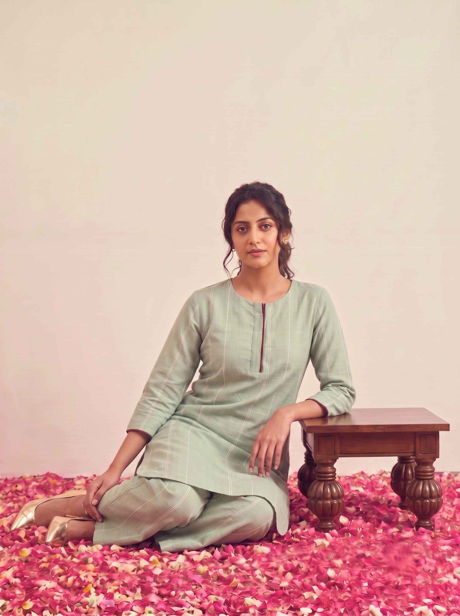 Leher Kurta Set