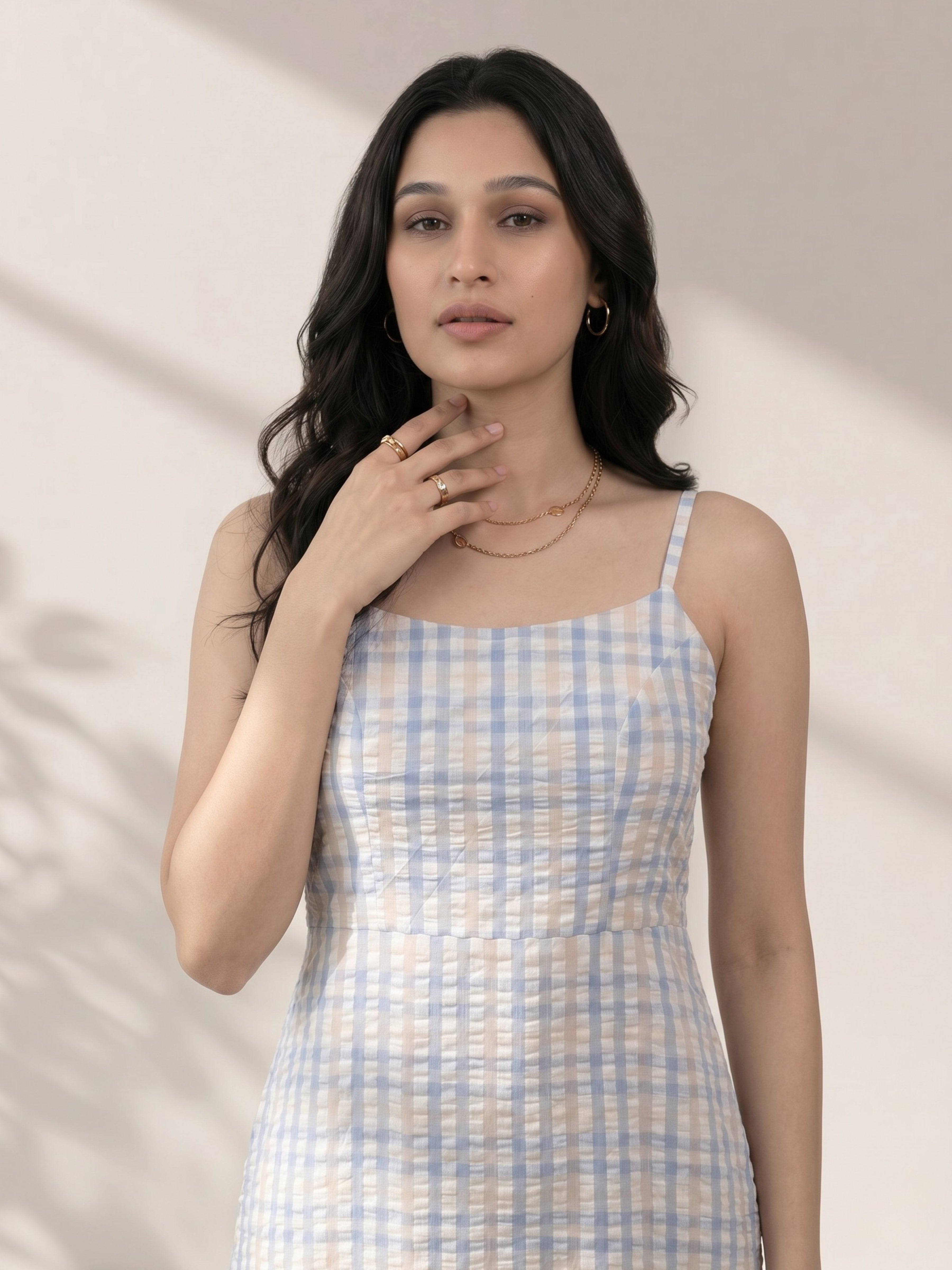 Peach Daylight Tiered Dress