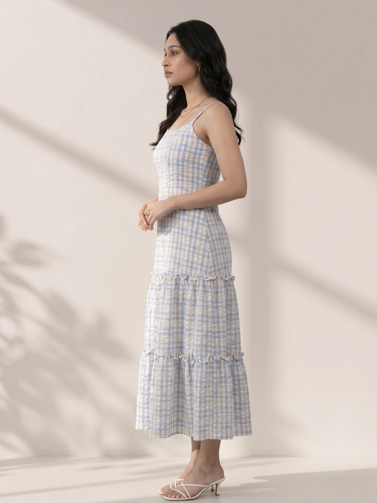 Peach Daylight Tiered Dress